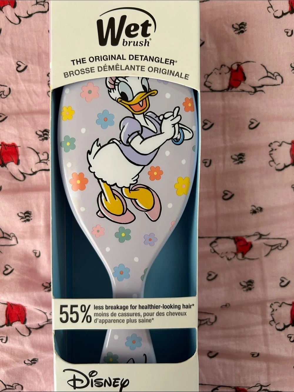 Wet Brush Disney Daisy Flower Pink Original Detangler